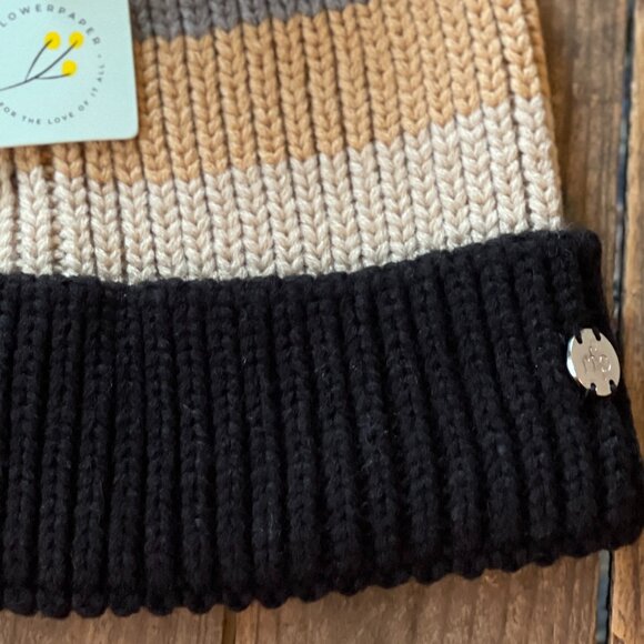 Stylish Black and Tan Piccadilly Hat from Rockflowerpaper -NEW - Picture 3 of 10